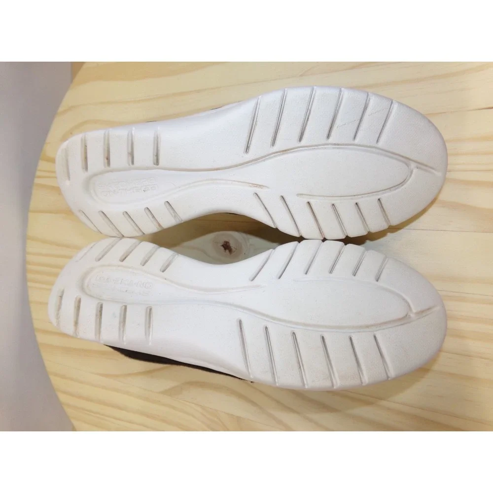 Skechers On the Go Air Cooled Slip On Shoes Sneakers Womens Black Sz 10 Goga Mat - Picture 8 of 10